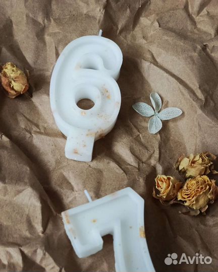 Свеча-цифра для торта/бенто