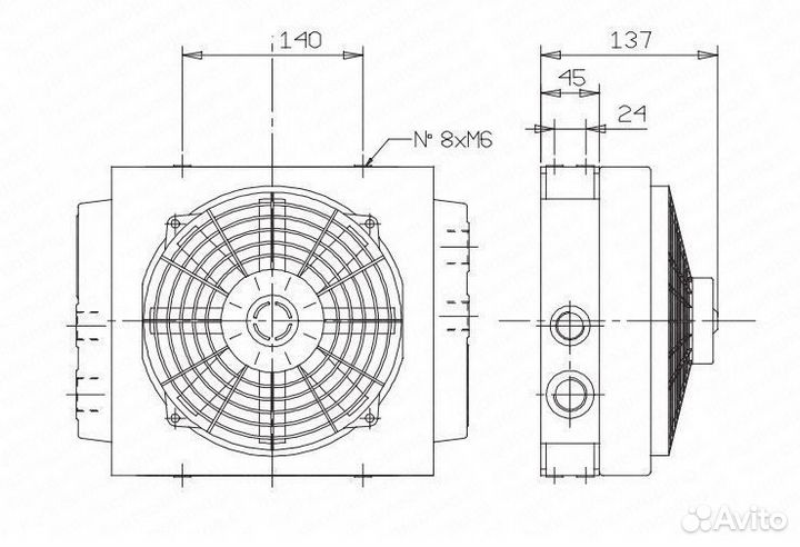 Масляный радиатор 220в с вентилятором