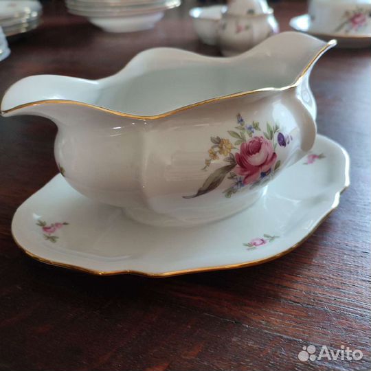 Сервиз Мейсенский букет Чехословакия Богемия хх в