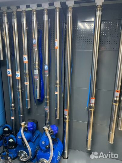 Насос погружной Heisskraft 3SD 1.8-47 (кабель 1.5м, 1.5 кВт, Hmax напор-197м)