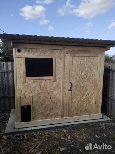 Курятник на 15-20 кур без выгула