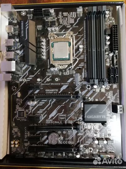 Gigabyte Z370P D3 и i3-8100