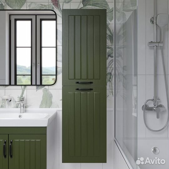 Шкаф-пенал diwo Сочи подвесной зеленый 35см