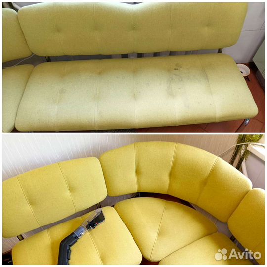 Химчистка мягкой мебели, ковровых покрытий