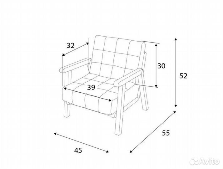 Детское кресло мягкое