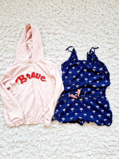 Пакет одежды на девочку 134-140