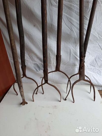 Старинный садовый инстумент, ухват