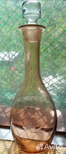 Графин цветное стекло