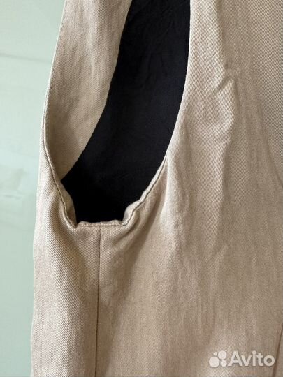 Жилет бежевый zara