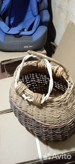 Корзина плетёная под реставрацию
