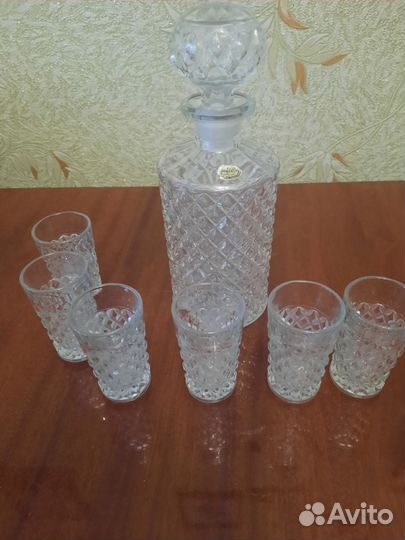 Штофы и графины СССР хрусталь