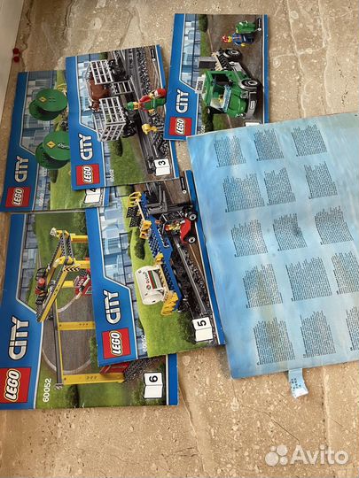 Lego city поезд 60052