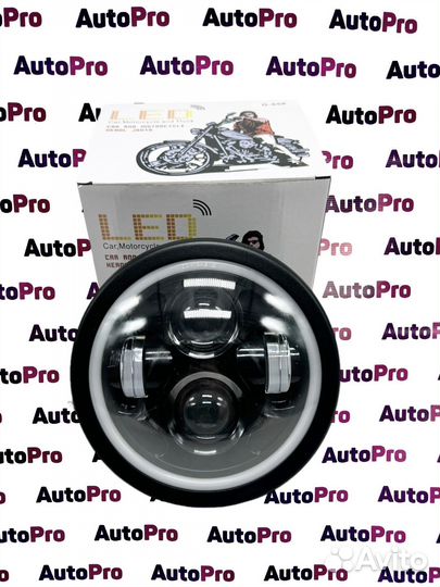 Фара на мотоцикл с корпусом 6.5 дюйм