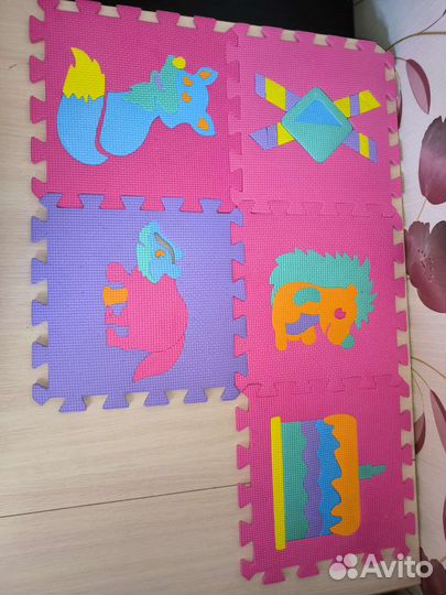 Детский коврик пазл 20 шт