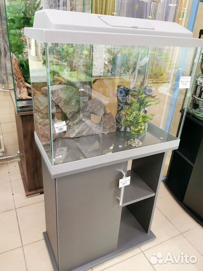 Аквариум 80л серый