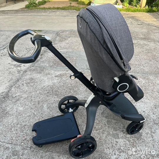 Коляска универсальная 2 в 1 Stokke Xplory Х, серый