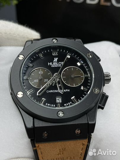 Мужские часы Hublot с хронографом Lux