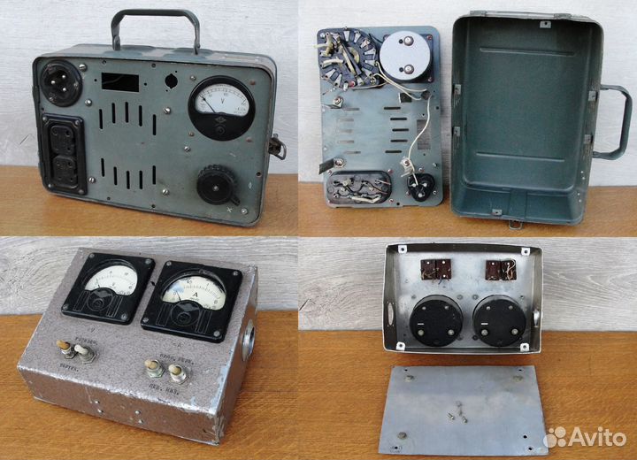 Корпуса старых приборов, футляры, кейсы, аптечки