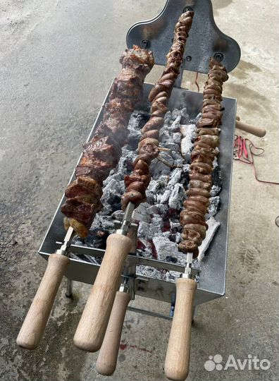 Мангал автоматический угольный