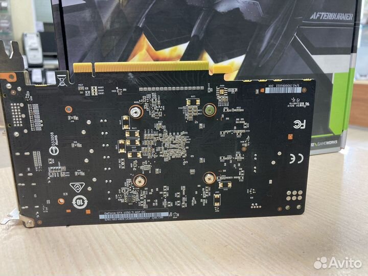 Видеокарта MSI nvidia GeForce GTX 1050TI 4Gb