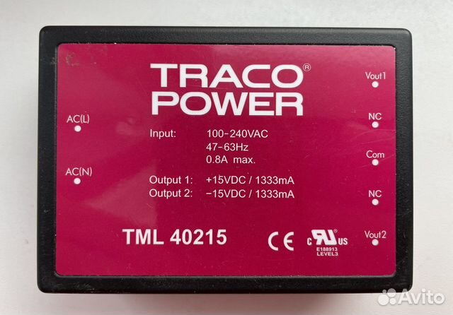 Источник питания Traco Power TML40215