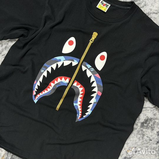 Футболка bape shark