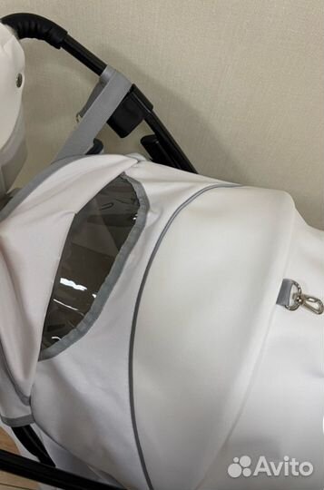 Новые санки-коляска Pikate Deluxe экокожа