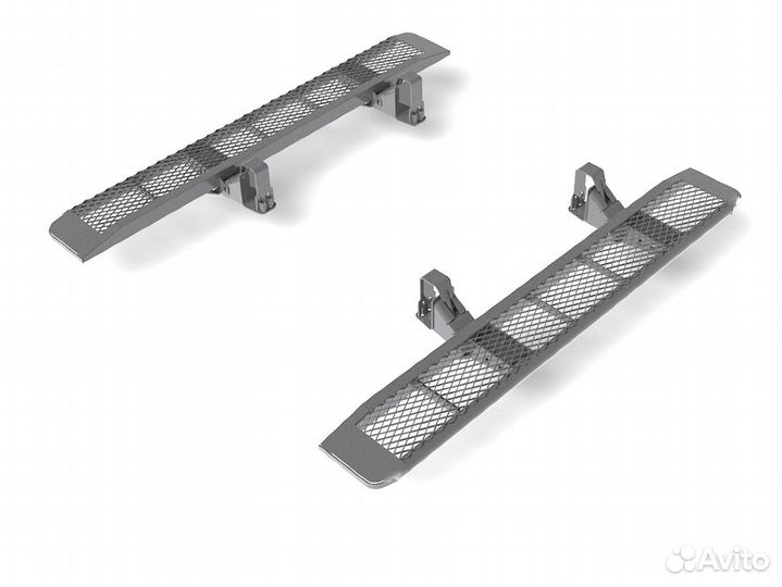 Силовые пороги амз для Nissan Pathfinder R51 2004+