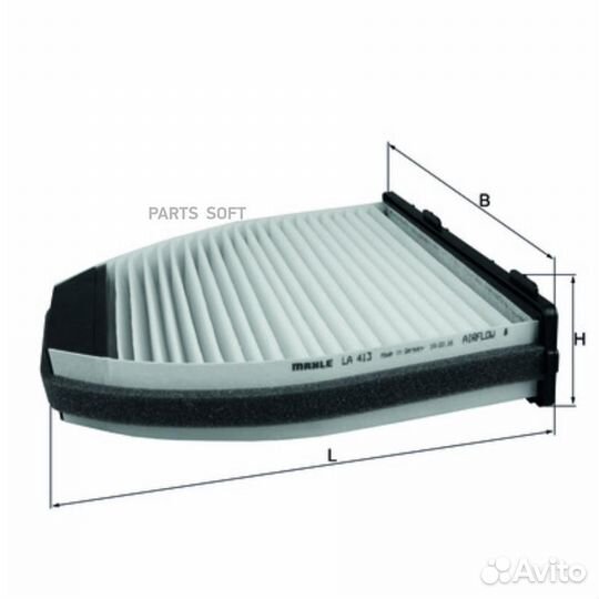 Mahle LA413 Фильтр салона