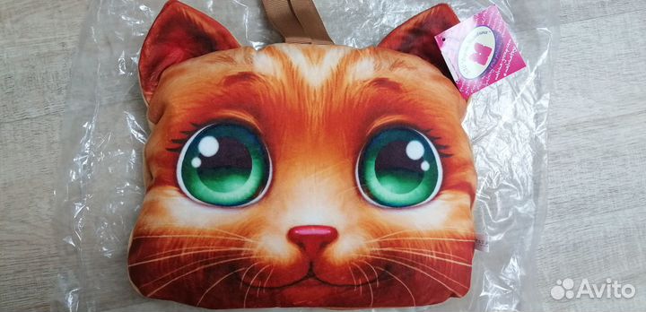 Подушка-плед, игрушка зайчик