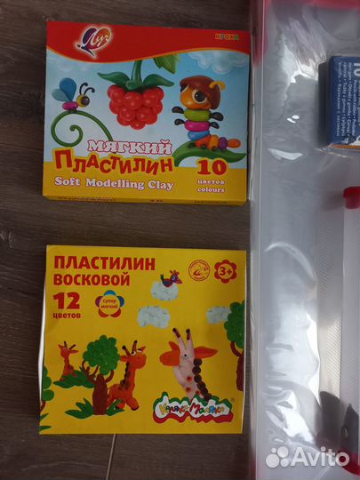 Новые папки А3/А5, пенал, пластилин