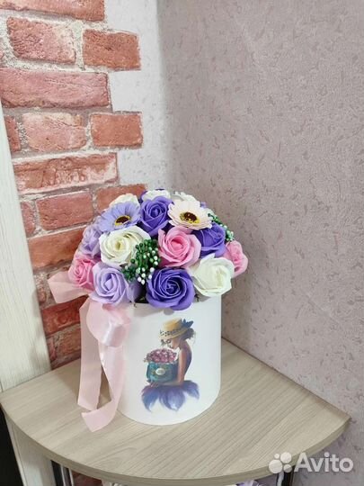 Букеты из мыльных роз