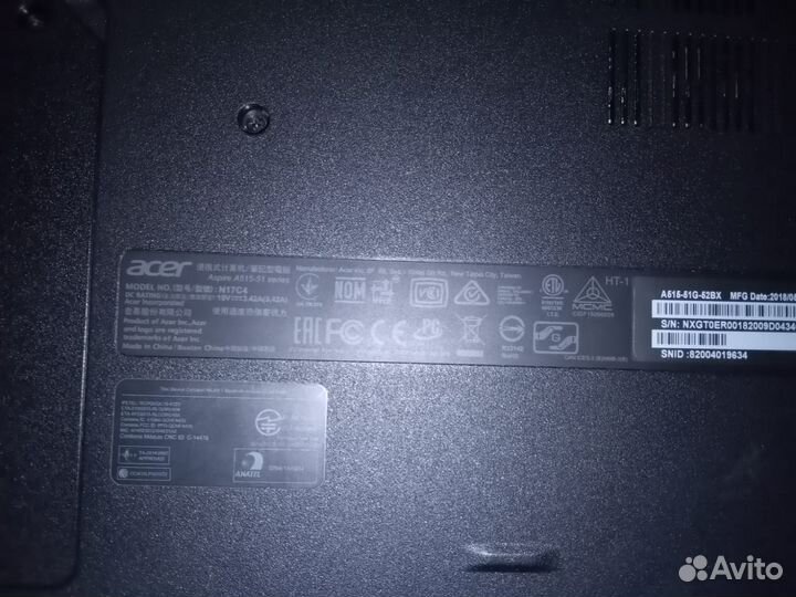 Ноутбук acer