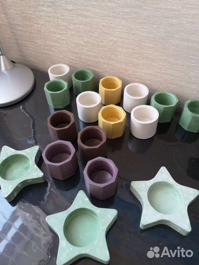 Стаканчики из гипса