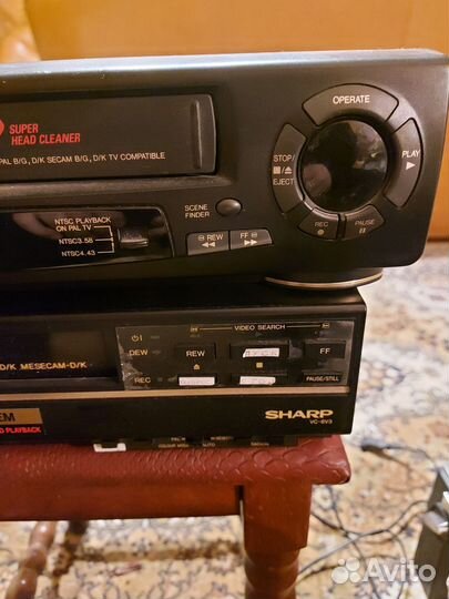 Видеомагнитофоны JVC p50 Sharp 6v3