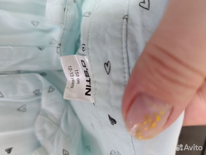 Рубашка для девочки 146 ostin