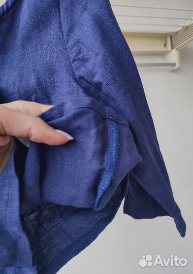 Рубашка детская лен р. 74-92