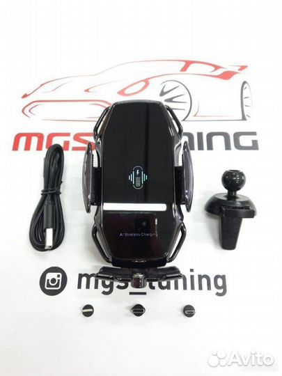 Беспроводная зарядка 15W Black нового образца