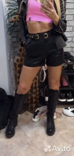 Шорты Экокожа