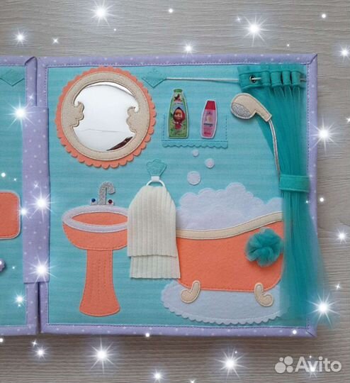 Развивающая книжка - домик