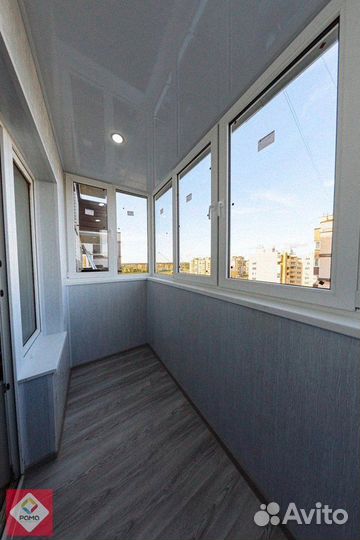 Внутренняя отделка балкона лоджий 3 метра