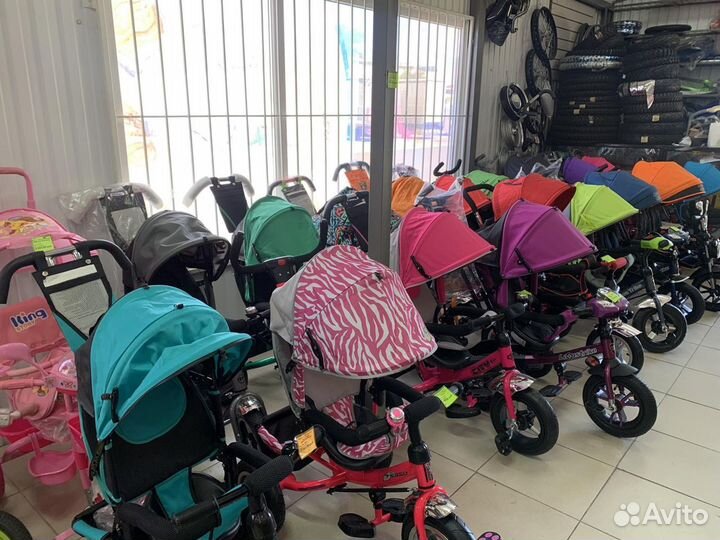 Велосипеды трёхколёсные беговелы