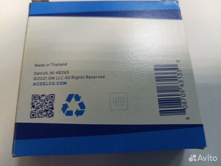 Свечи GM acdelco 41125 12681659 (Denso ITV20TT)