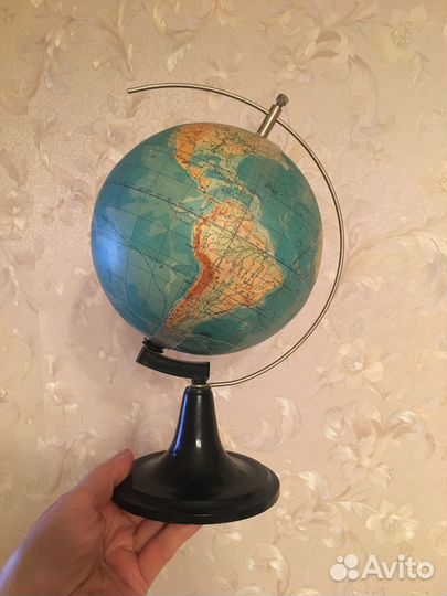 Глобус школьный 1986 год