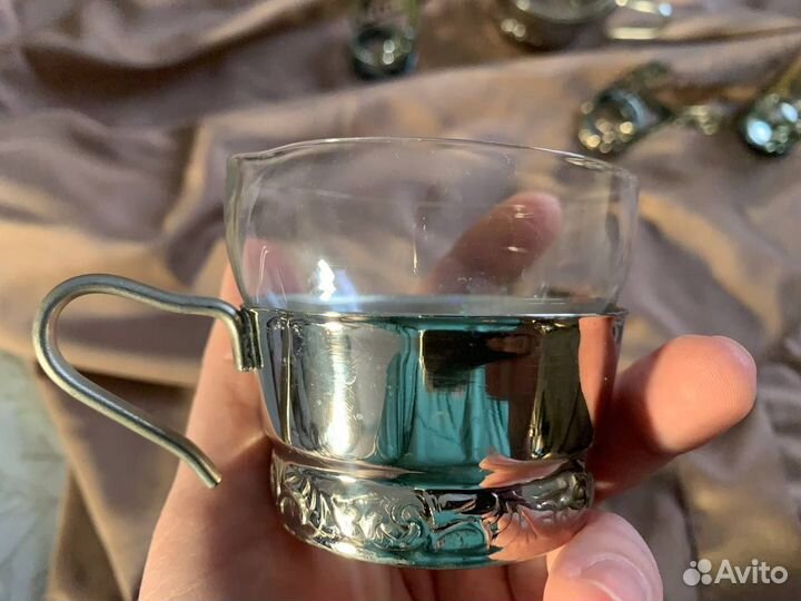 Подстаканник мельхиор СССР