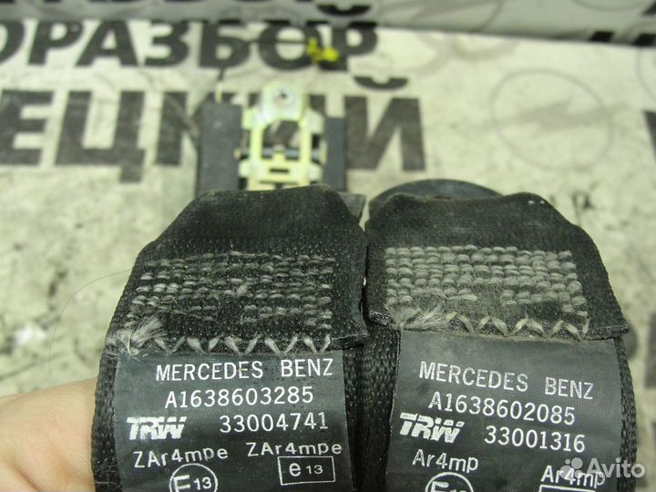 Ремни безопасности mercedes w163