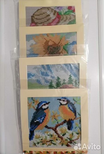 Новая алмазная мозаика (вышивка) за 4 набора