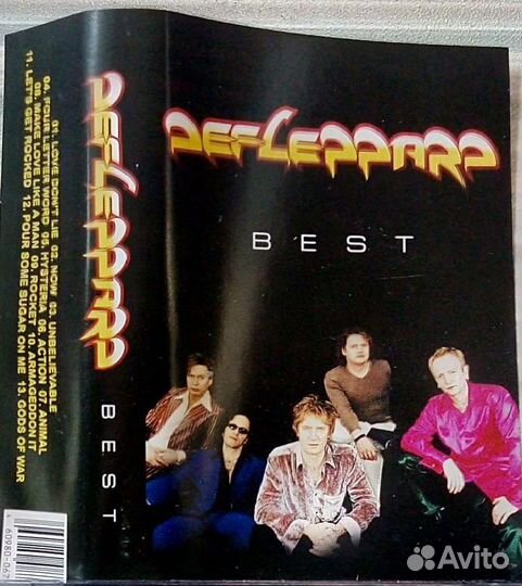 DEF leppard best кассета