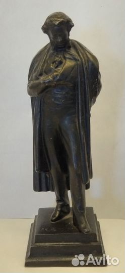 Статуэтка пушкин чугун 1974 г касли. СССР. родная