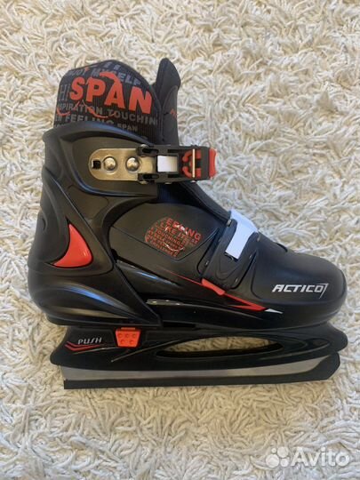 Коньки новые детские, ледовые раздвижные